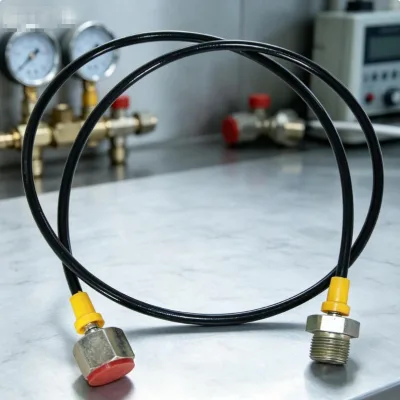 60MPa 600bar High Accuracy Rubber Material Pressure Resistant Pipeline Fittings for Automotive Sensor Pressure Calibration for