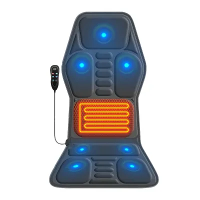 Car Seat Massage Cushion PU Leather Cushions Heat Car Massage Cushion for Home