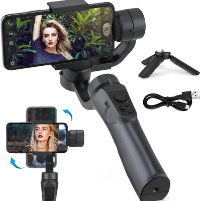 LP F6 Gimbal 3 Axis Mobile Phone Control the Focal Length Professional Stabilizer Face Tracking VLOG Selfie
