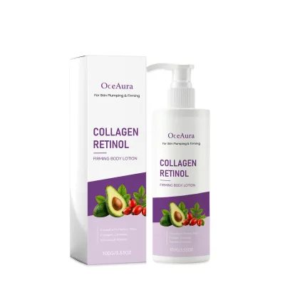 Wholesale OCEAURA Skin Care Moisturizing Nourishing Firming Collagen Retinol Body Lotion 100ml