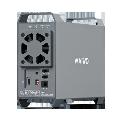 MAIWO Type-C Dual-bay RAID Enclosure RAID Array Mode 10 Gbps Read/write K35262C Disk Array Made in China