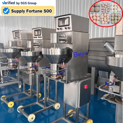 304 Stainless Steel Customizable Industrial Automatic Meatball Production Machine for Beef Chicken and Pork Products