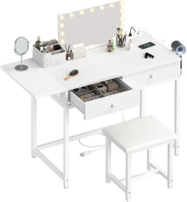 Unique Design modern luxury bedroom dressing table With OME suppliers dressing table foldable