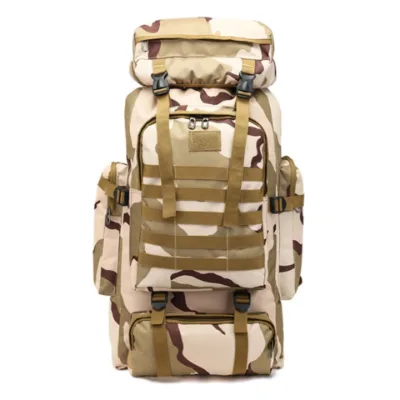 60L camping waterproof functional outdoor military tactical backpack