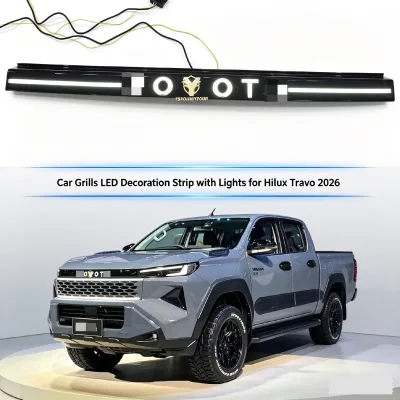 Pickup Truck Conversion Kit Lighting Systems ABS Normal Light Car Grills LED Decoration Strip with Lights for Hilux Travo 2026