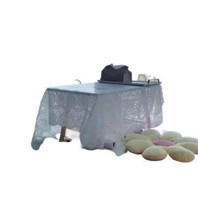 Vintage Beige Lace Premium Dust-proof Tablecloth