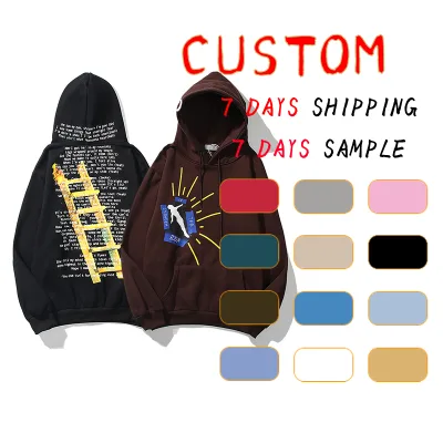 Supplier Custom Pullover Unisex Hoodie Outdoor Street Wear Plus Size Front Pocket Anti-pilling Quick-drying Sweatshirt Hoodie