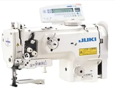 Second-hand Used Refurbished JUKI LU-1510 Unison Feed Lockstitch Machine With Vertical Axis Large Hook for Sewing Car Seats