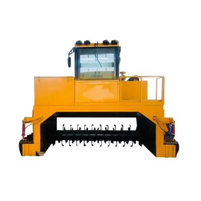 Quality Assurance Fermentation Compost Turning Machine Groove Hydraulic Turning Machine