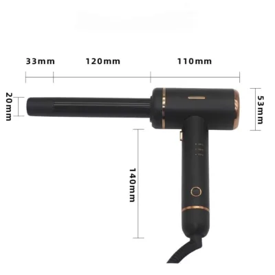 Rotating PTC Heat Ceramic Air Curling Irons Professional Salon Use 2 in 1 Cold Air Hair Curling Iron Waver Styler Tools
