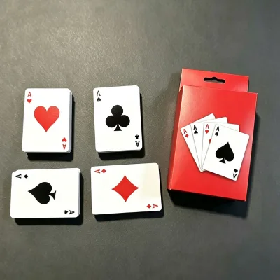 Hanging Hook Box for Playing Card Custom Printed Standard Playing Cards Full Color Poker Deck 54 Card Game Set