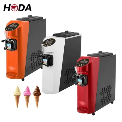 Homemade Portable Table Top Mini Ice Cream Machine Soft Ice Cream Maker Manufacturers,cheap Home Use 16l Small Ice Cream Machine