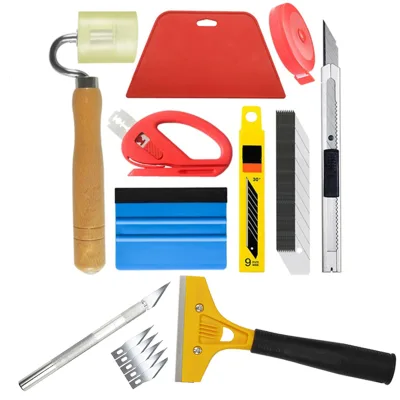 Hot Selling Wallpaper Tool Kit with Felt Squeegee Seam Roller for Wallpaper Contact Paper Adhesive Vinyl