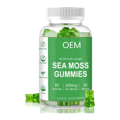 Customize and Wholesale Sea Moss Supplement Sea Moss Gummies