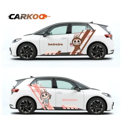 CARKOO Anime ITASHA Car Side & Door Sticker Wrap PVC Vinyl Letter Stickers with Glossy Finish Fit Any Cars