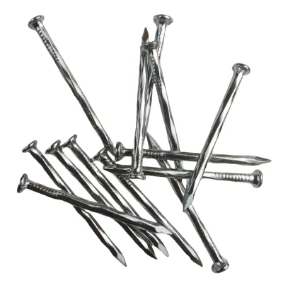 Competitive Price Silver Steel Galvanized Spiral Smooth Concrete Nails for Wood 4 Inch Diameter Industrial Grade