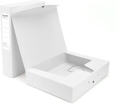 A4 Storage File Boxes Archives Case 65mm Spine Box File Document Storage Box for Office School