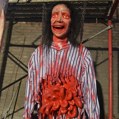 Made-to-Order Waterproof Ghost Figure with Sound and Light by Manufacturer for Haunted Houses
