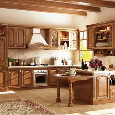 Oak Kitchen Cabinets Modern Kitchen Cabinet High Gloss Wood Kitchen Cabinet