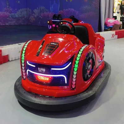Electric Bumper Cars Light up with Track for Indoor/Outdoor Amusement Centers-48V 650W