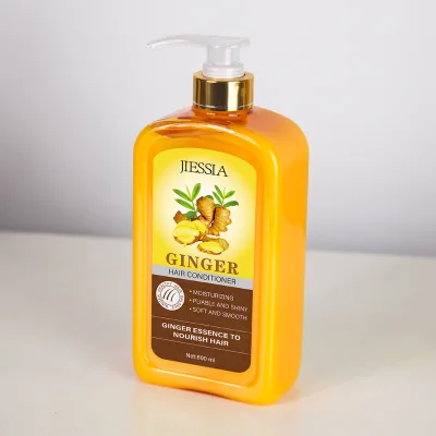 Wholesale Natural Repair Damaged Smooth Herbal Nourish Scalp Care Anti Hair Loss Frizz Ginger Shampoo Hair Conditioner