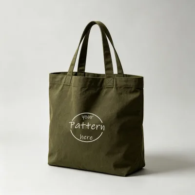 Valentine Gift Canvas Tote Bag Custom Love Pattern Print Cotton Bag Eco Friendly Reusable Shopping Canvas Cotton Souvenir Bag