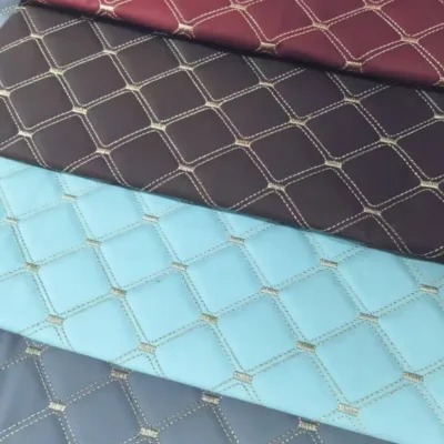 PVC Artificial Leather Fabric Durable Anti-UV Easy Clean Auto Interior Trim Car Mat Seat Cover Home Furniture Decoration Leather