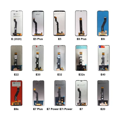 Oem Factory Custom Replacement Mobile Phone Lcd Pantalla Touch Screen for Moto E (2020) E13 E20 E22 E32 E32s E40 E5 Plus E6 E7