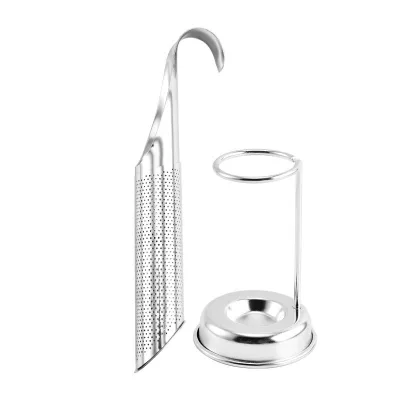 Bambus 304 Stainless Steel Tea Strainer Creative Pipe Hanging Tea Maker Minimalist Style for Household Tea Separator Tea Leaf