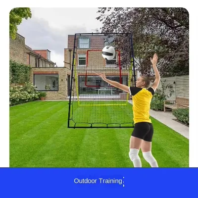 Soccer and Volleyball Training Rebound Net Outdoor 4x7FT Right AngleVolleyball Training Rebound Net Outdoor 4x7FT Right Angle