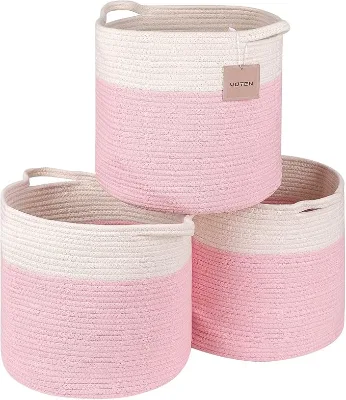 Storage Cubes 13 13 in for Cube Shelves Cotton Rope Storage Bin Cube Storage Closet Toys