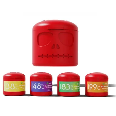2UUL Solder Paste Red Skull Solder 138 148 183 199 Tin Paste Low Middle Temperature SMD CPU BGA Soldering Repair Tools
