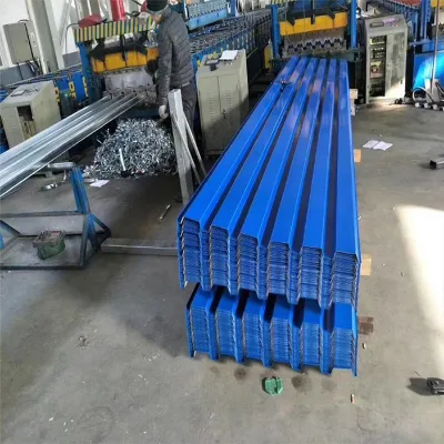 (CGI) Corrugated Color Coated Steel Roofing Sheet Hot Sale in Africa Market