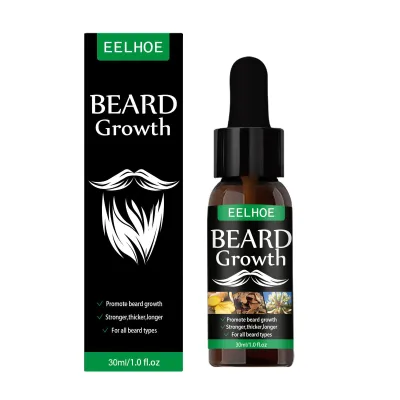 Factory Support Oragnic Beard Essential Oil Moisturizing Glossy Beard Growth Oil With Private Label