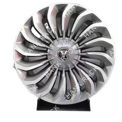 Metal Wheel Display Holder Base with Spinning Function Tool-Free Installation for Table Top Car Rim Display