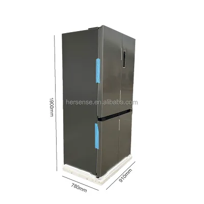 Large Capacity 730L Refrigerator French Four Doors Fridge Home/Hotel/Restaurant Use Fashion Home Appliances Inverter 220v