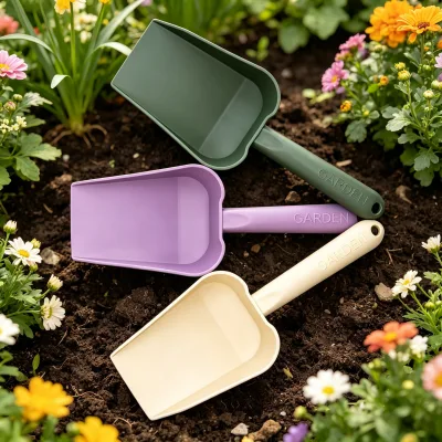 Colorful Plastic Garden Hand Shovel for Flower Vegetable Care