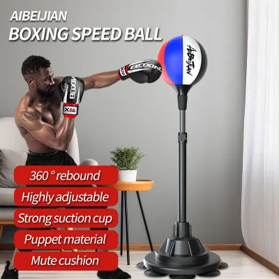 Reflex Boxing Bag with Stand ,Height Adjustable,Speed Bag for Training, Gifts Idea for Kids and Women/men,Stress Relief Fitness
