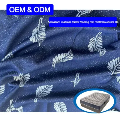 Customizable graphene mattress bonder jacquard factory direct antistatic mattress ticking fabric
