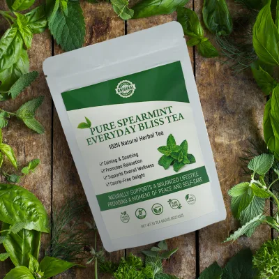 Chinaherbs GMP Everyday Bliss Tea Pure Spearmint for Adults
