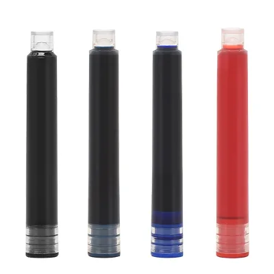 3.4&2.6 Caliber Replaceable Blue Black Red Ink Cartridge Sac Refill of Fountain Pen for Elementary and Middle School Students