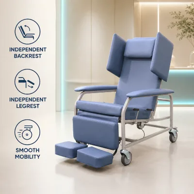 Customizable Medical Recliner Chair Multifunctional Recliner Hospital Dialysis Chair With Protective Side Head Cushion with CE