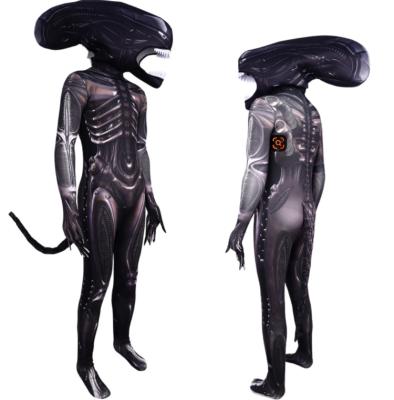 2024 Adults Cosplay Costume for Halloween Horrible Movie Alien Romuluse Character Costume Halloween Cosplay Costume Alien
