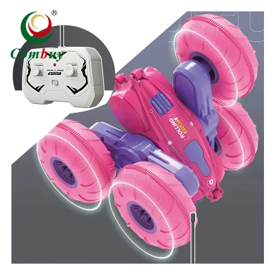 Wheels Lighting Remote Control 360 Double Sided Rc Stunt Car