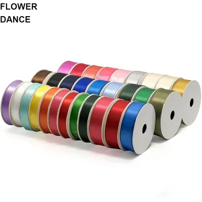 Gift Satin Ribbon Roll 1 1/2 Inch Satin Ribbon 4 cm 100 Yards for Floral Bouquets Gift Wrap