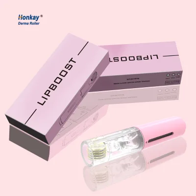 Factory Professional Custom Black Pink Massage Roller Body Face Beard Hair Titanium Roller Skin Care Needles 105 Pins Pen