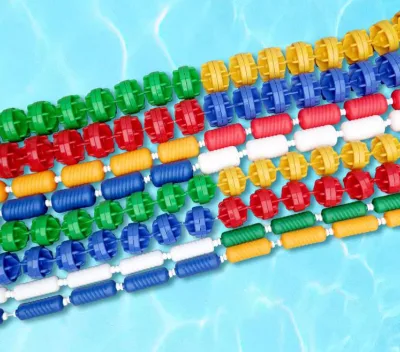 Durable Pool Lane Rope with Floating Dividers - Competition Grade for Swim Clubs & Resorts Anti-Tangle Swimming Pool Lane Line