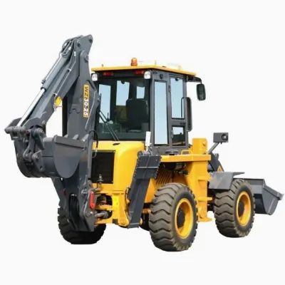 4 Wheel Steering Multifunctional Earthmoving Machinery Backhoe Wheel Loader