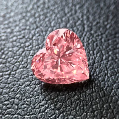 GLORY PACE Synthetic Diamond Buy pink Heart Lab Created Diamonds IGI GIA Certified CVD HPHT Lab Grown Diamonds India Wholesale