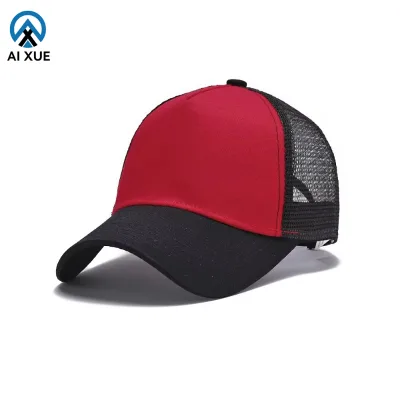High Quality Summer Trucker Hats Assorted Colors Comfortable Outdoor Baseball Caps Breathable Net Solid Color Printed Dot